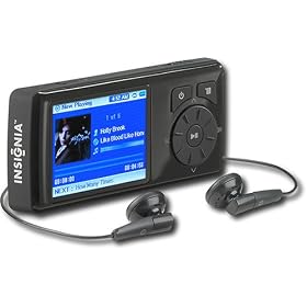 InsigniaTM NS-DV4G 4GB Video MP3 / Video Player W FM Tuner