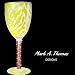 Tumbleweed Pottery Decorated Wine Glasses