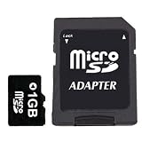 Micro SD / Transflash Memory Card with Adaptor, 1GB