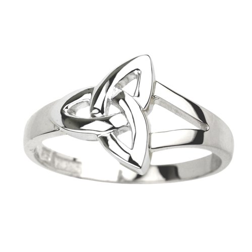 Trinity Knot Ring Sterling Silver Sz 4-9.5 Made in Ireland
