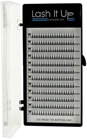 Lash it up Eyelash Extensions 3Dw .10 Width 13mm Length