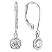 Jewelry : 14k White or Yellow Gold Solitaire Diamond Lever Back Earrings (3/4 cttw, H-I Color, I1 Clarity)