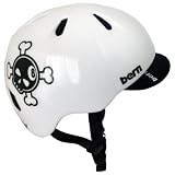 BERN Nino Enfant Blanc visiere Casque BMX/ dirt