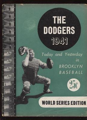 1941 Brooklyn Dodgers Yearbook World Series Edition VG+ - MLB Programs and Yearbooks