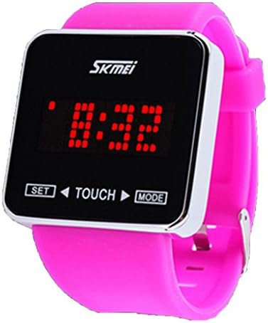 LED Touch Waterproof Wrsit Watches with Silicone Band