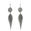 Black Angel Wing Dangle Earrings Fashion Jewelry