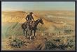 Art Poster Metal Framed Print - Wagon Boss - Artist: Charles M. Russell- Poster Size: 30 X 20
