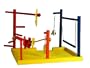 JW Pet Company Activitoys Wood Play Gym Bird Toy, Large