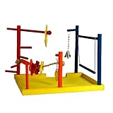 JW Pet Company Activitoys Wood Play Gym Bird Toy, Large