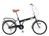 レイチェル Raychell 20インチ折畳み自転車 OF-20R ブラック