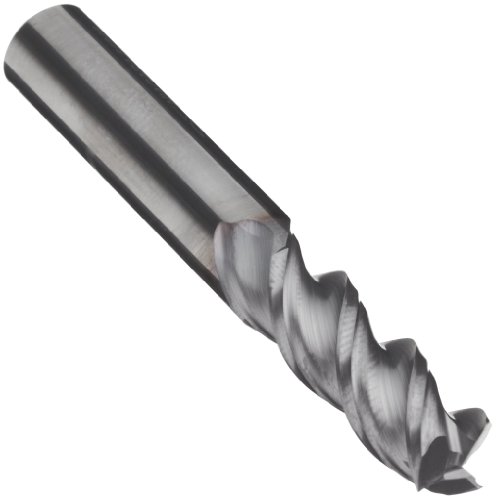 Niagara Cutter N61889 Carbide Square Nose End Mill, Inch, TiN Finish