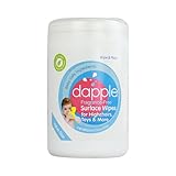Dapple - Dapple Surface Wipes for Highchairs Toys and More Fragrance Free - 75 Wet Wipes