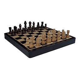 Wood Expressions Travel Wood Magnetic Chess Set - 8"