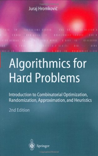 Algorithmics for Hard Problems