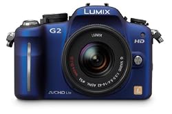 Panasonic Lumix DMC-G2 12 1 MP Live MOS Interchangeable Lens Camera with 3-Inch Touch Screen LCD and 14-42mm Lumix G VARIO f 3 5-5 6 MEGA OIS Lens Blue 