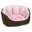 18 inches - Pink - Slumber Pet Dimple Plush Nesting Bed