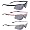 White - Smoke Flash Mirror Lenses