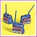 Train Engine-Shaped Cups With Straw (8 Pcs)