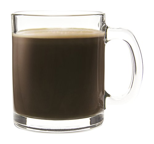 Set of 6 Insulated Latte/Macchiato Glass Mugs, 12.25 Ounce