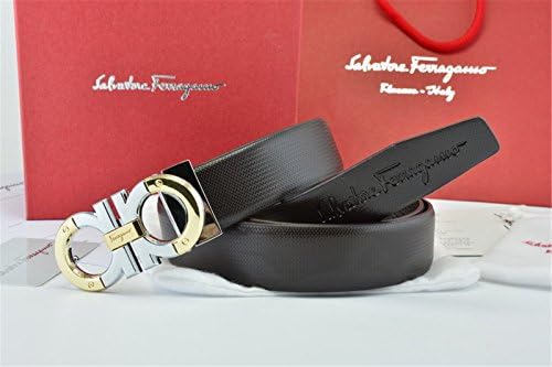 Silver Buckle Belts Black Leather Ferragamo Belt