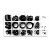 300 Pieces Snap Ring Assortment Set - SAE