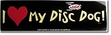 Sporting Goods : I Love My Disc Dog Sticker