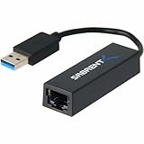 Sabrent USB 3.0 to 10/100/1000 Gigabit Ethernet LAN Network Adapter for Windows and MAC OS-X (NT-UG30)