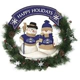 Milwaukee Brewers Team Snowman 20 Christmas Wreath