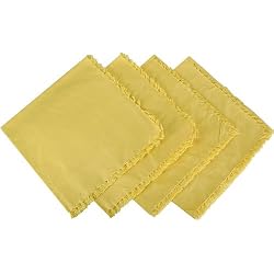 Sunshine Yellow Fringed Napkins