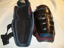 Nike-Bauer Supreme SG 1000 Ice Hockey shin guards - Size 12.0 inch (adult) - good condition