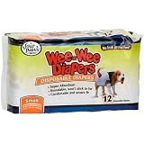 Wee-Wee Disposable Doggie Diapers, Small
