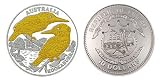 Liberia 2004 $10 Kookaburra with Diamond Eyes 20gm Silver Proof Coin