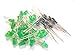 microtivity IL131 5mm Diffused Lime Green LED w/Resistors (Pack of 30)