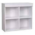 Open Top Cubby Unit - White