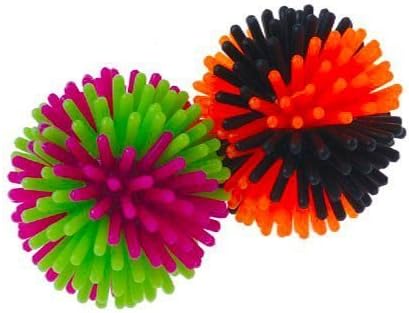 12 Lot WOOLY Halloween Balls Party Favor Gift Kid Toy Fun Birthday Giveaway Prize