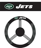 New York Jets Poly-Suede Steering Wheel Cover - NFL