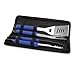 Metro Blue BBQ Tools w/Tote