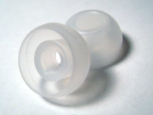 3 Pair Clear Large Replacement Silicone Ear Tips for ALTEC LANSING 9mm In-Ear Earphones Headphones