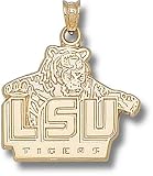 Louisiana State (LSU) Tigers 3/4 LSU Tiger Pendant - 10KT Gold Jewelry