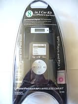 LCD CAR FM TRANSMITTER/CHARGER FOR APPLE IPOD NANO NEW