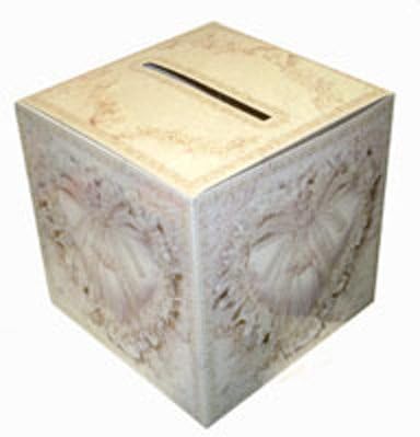 Wedding Party Cards Post Mail Receiving Box Wishing Well In Decorative Bells And Hearts Theme - An Ideal Accessory For Wedding Receptions, Christenings And Any Type Of Party by ONTRAD Limited