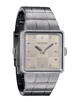 Nixon Quatro Watch - Men's Bone, One Size