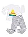 UniFriend Premium 100% COTTON Baby and Little Girls' 2 Piece Cotton Pajama 6M~8Y