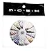 Premium MASH 1200 Piece 12 Color Nail Art Nailart 3D Design Moon Shape Rhinestones