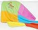 Baby Fleecedecke bunt mit Giraffe 70 x 100 cm