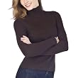 Merona&reg; Women's Ribbed Turtleneck Sweater - Dark Heather Brown