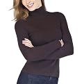 Merona&reg; Women's Ribbed Turtleneck Sweater - Dark Heather Brown