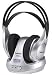 Electronics : Panasonic RP-WF930EB-S - Auto-tuning FM Cordless Headphone with 100m range & Battery charging stand (Silver)