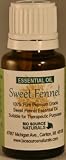 Sweet Fennel Pure Essential Oil 15 ml - Helpful for Menopausal Issues