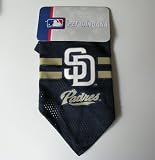 San Diego Padres Pet Dog Baseball Jersey Bandana S/M